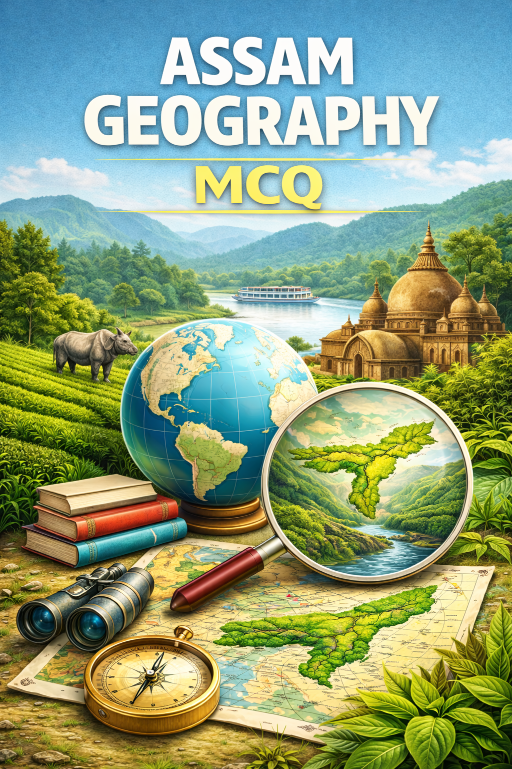 Assam Geography MCQ